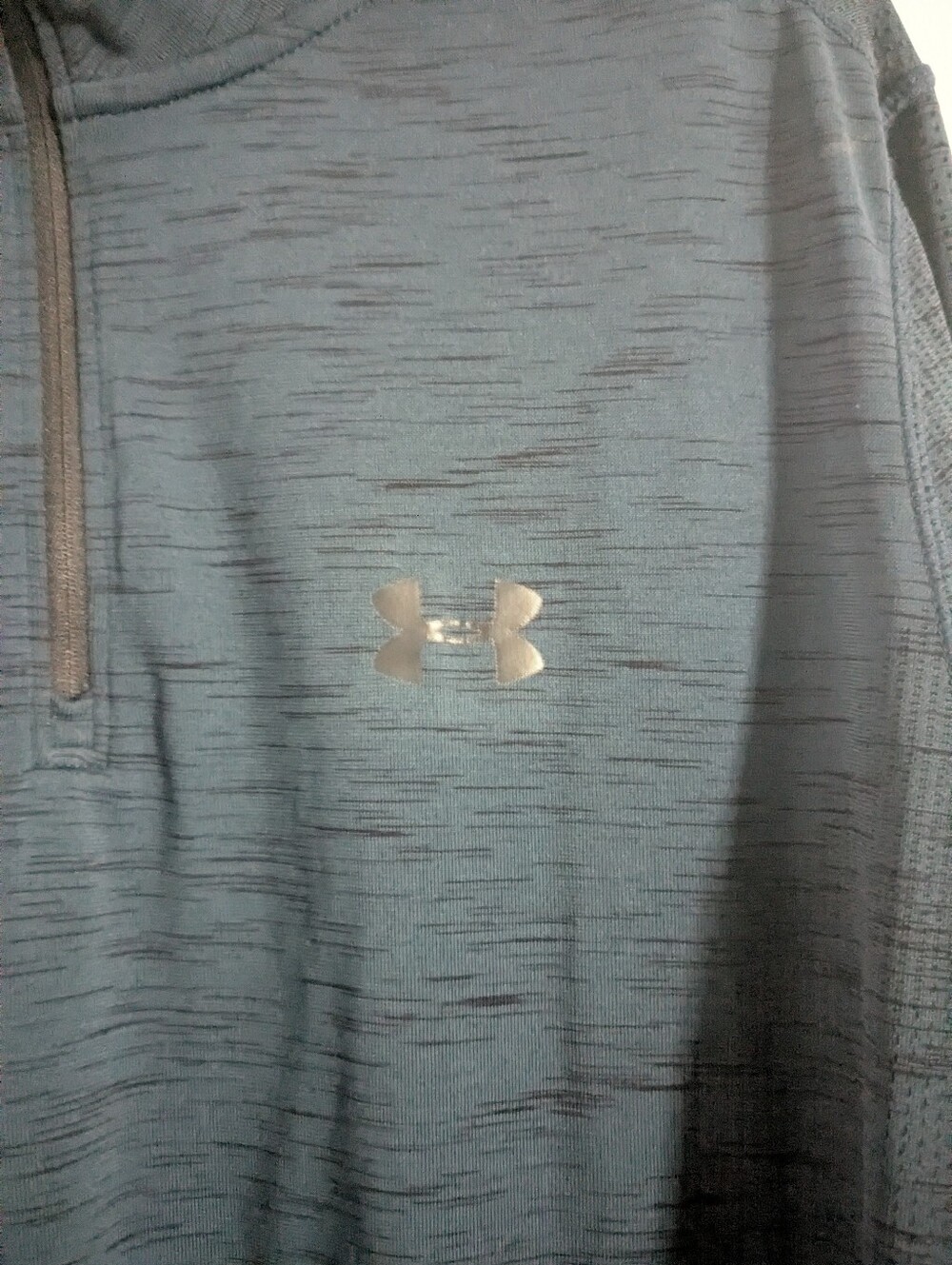 Under Armour Teal Quarter Zip Long Sleeve 2X - Picture 2 of 5